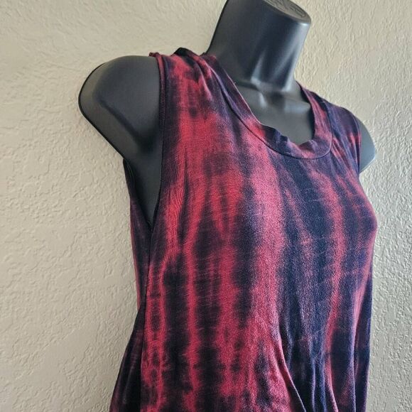 Sundry Tie Dye Side Tie Dress - Picture 3 of 6